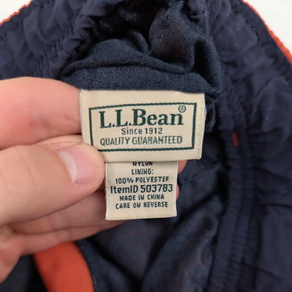 VTG‎ LL Bean Shorts Men L Orange 7.5